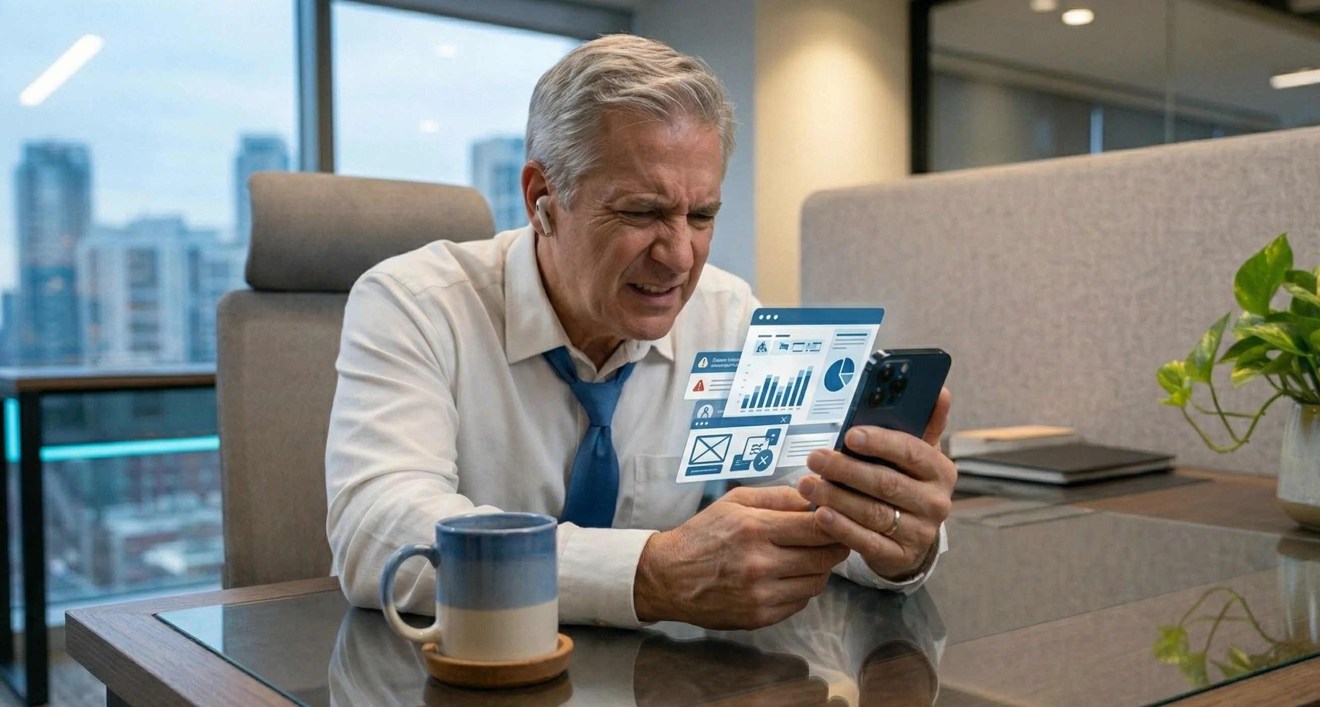 User fluidly browsing an optimized online store from their smartphone